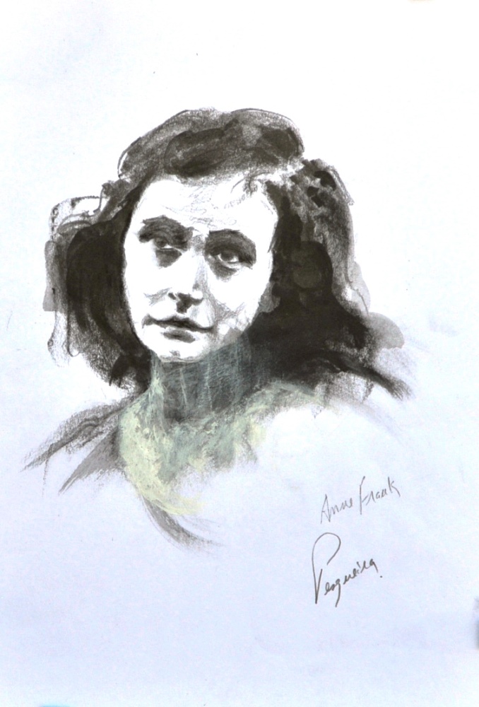 Anne Frank – 30 x 21 cms 150 € Vendido
